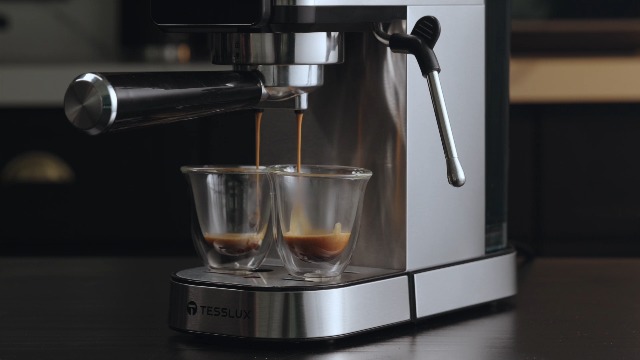 Amazon.com: tesslux 20Bar Espresso Machine with Dual Boiler, LCD